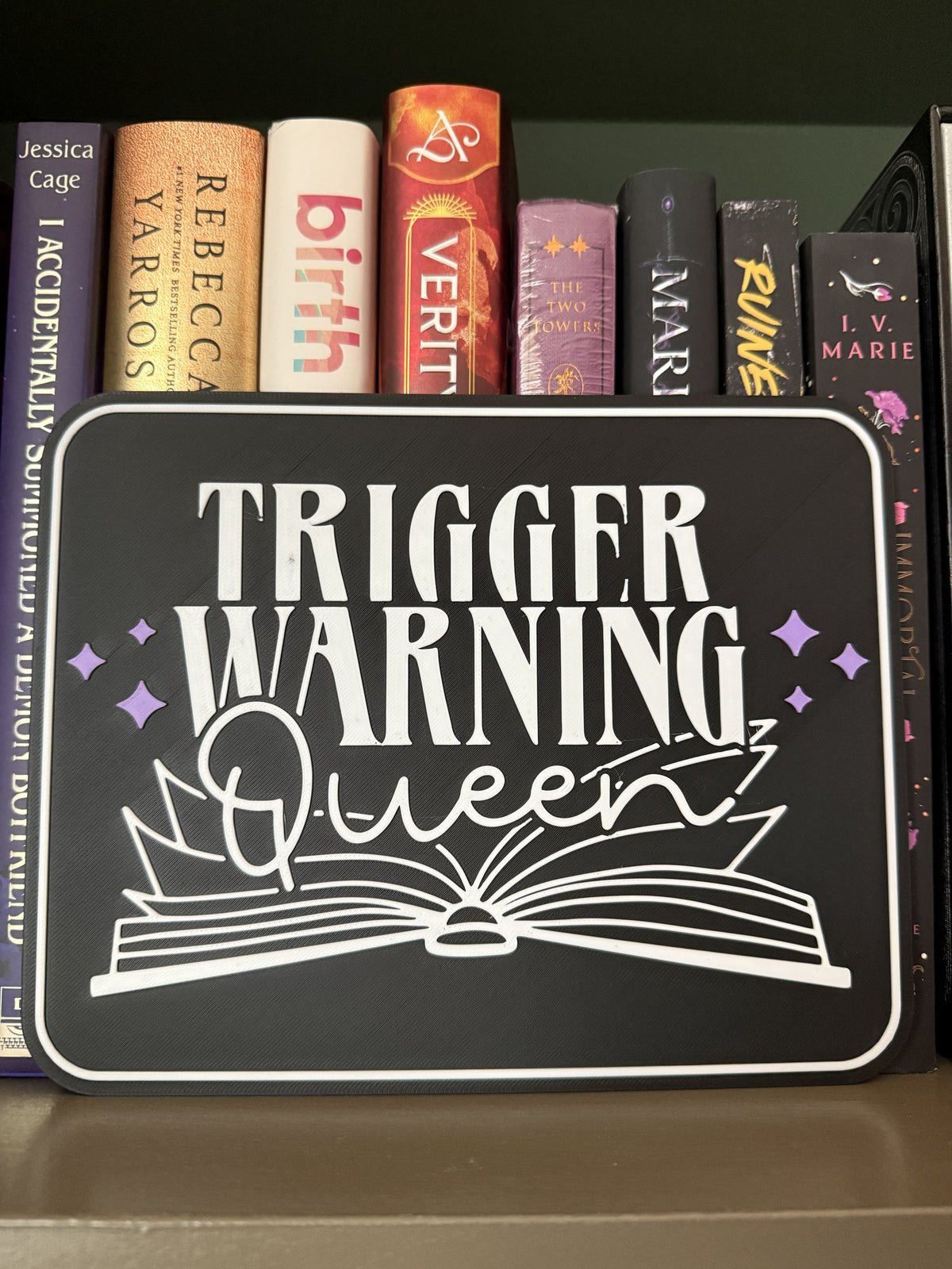 Bookish Trope Bookshelf Signs