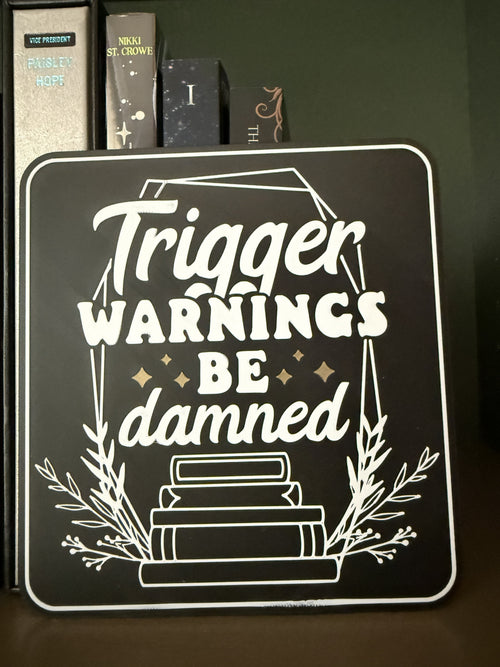 Bookish Trope Bookshelf Signs