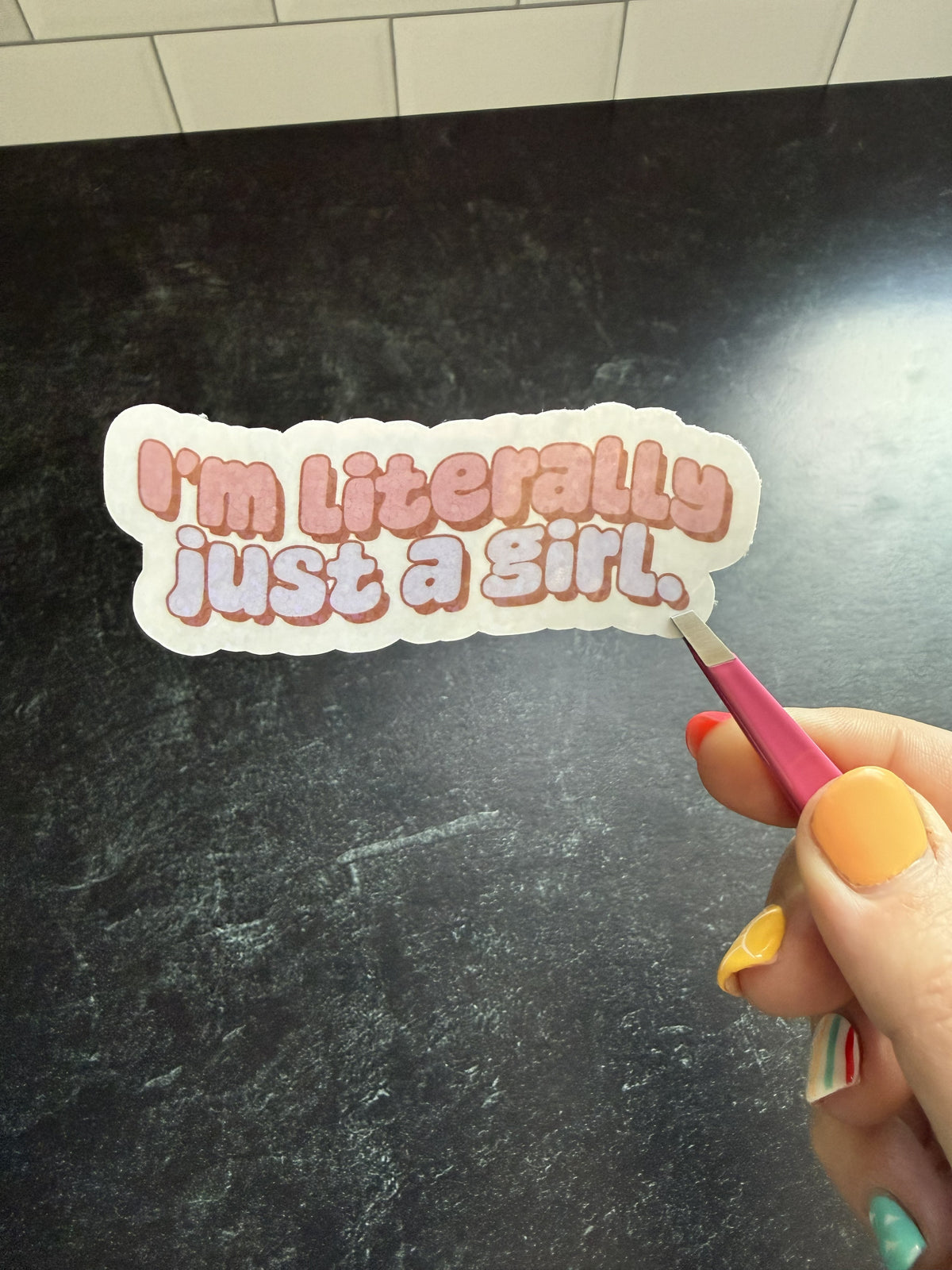 I'm literally just a girl - Sticker