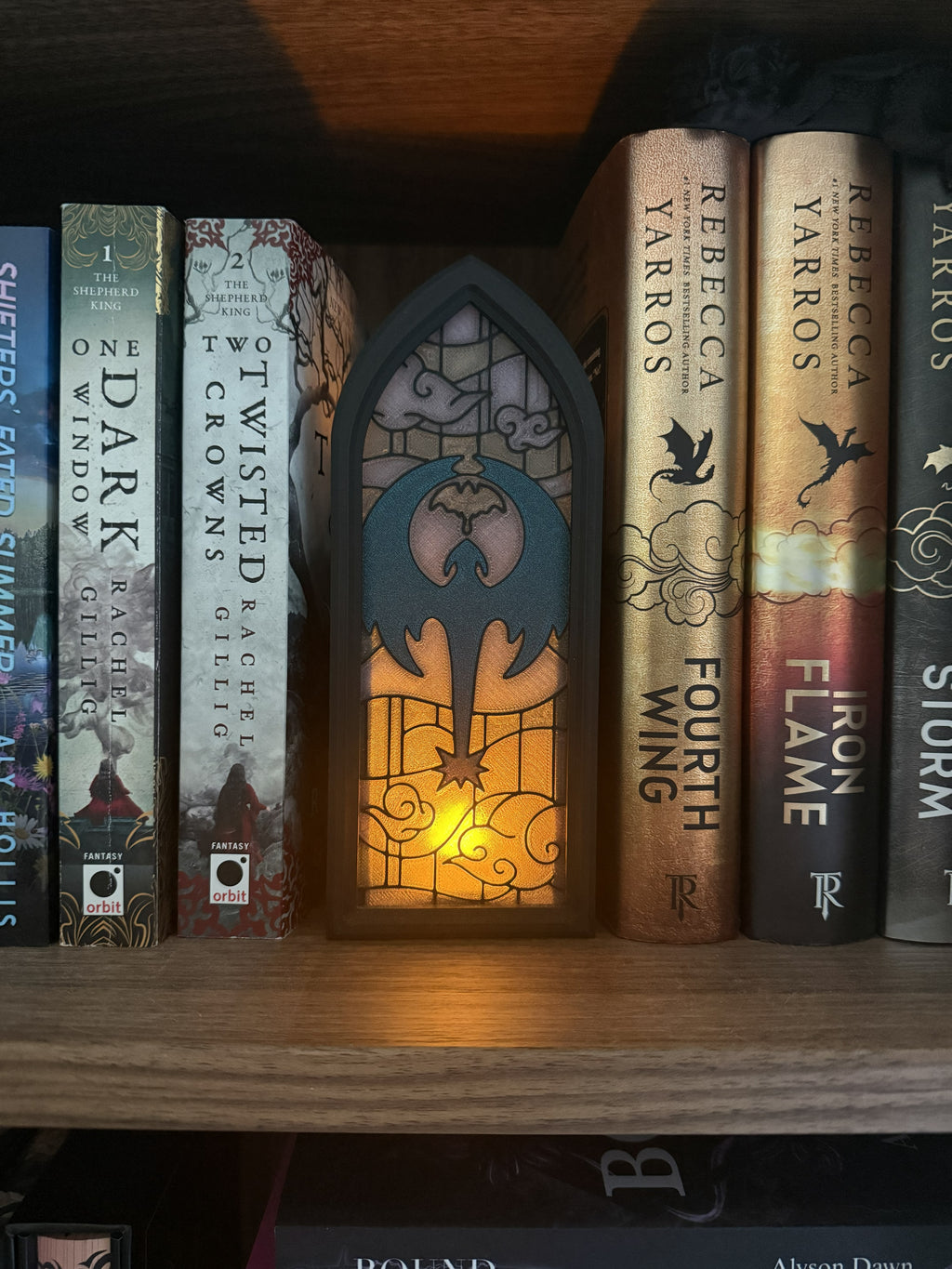 Fourth Wing Inspired Book Night with Storage and Tealight