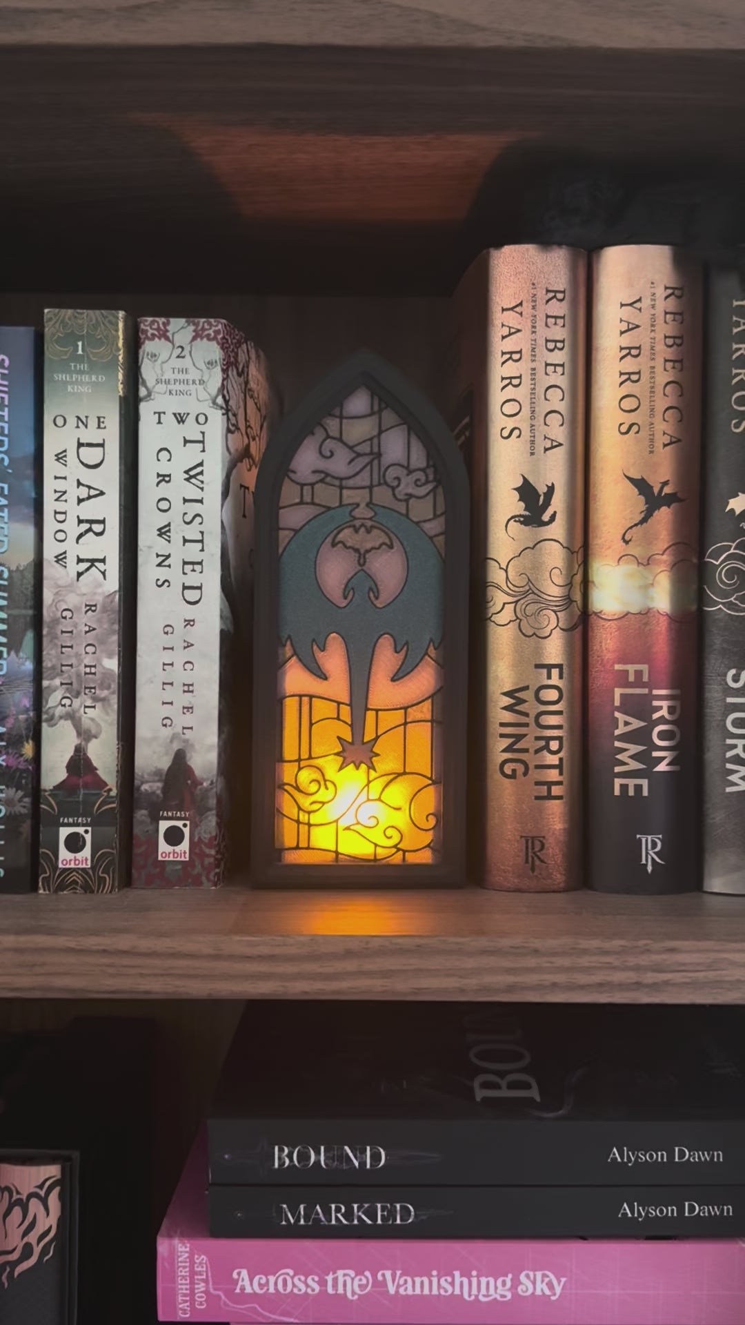 Fourth Wing Inspired Book Night with Storage and Tealight